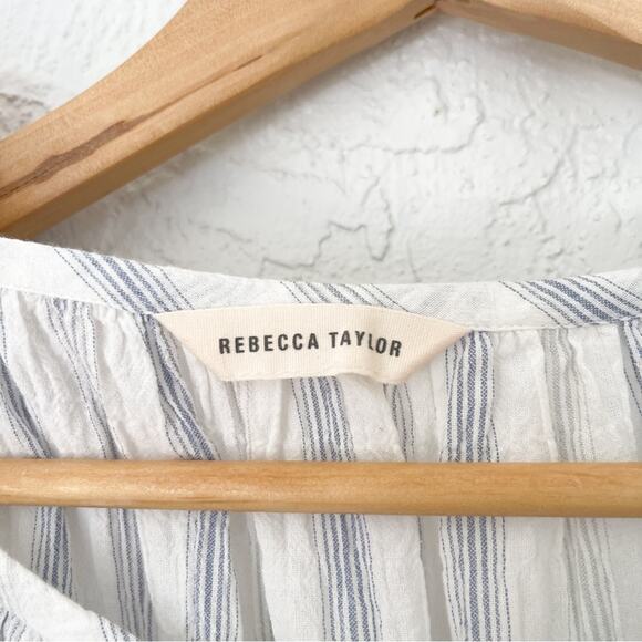 Rebecca Taylor White Ruffle Dress - Picture 10 of 12